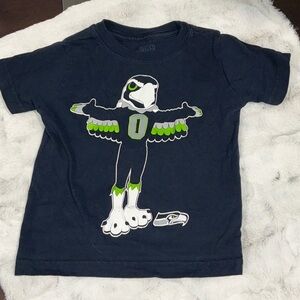 Seattle Seahawks Kids Navy Blue Graphic T-Shirt 18m